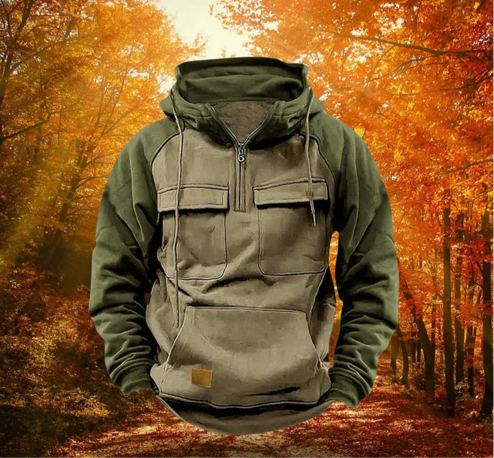 Harrison Men's Workwear Hoodie, view 3 - Elena Harper