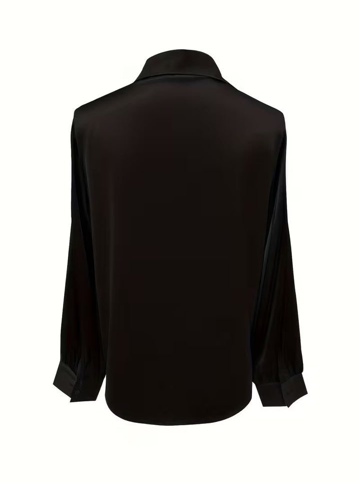 Leylah - Elegant Long Sleeve Blouse