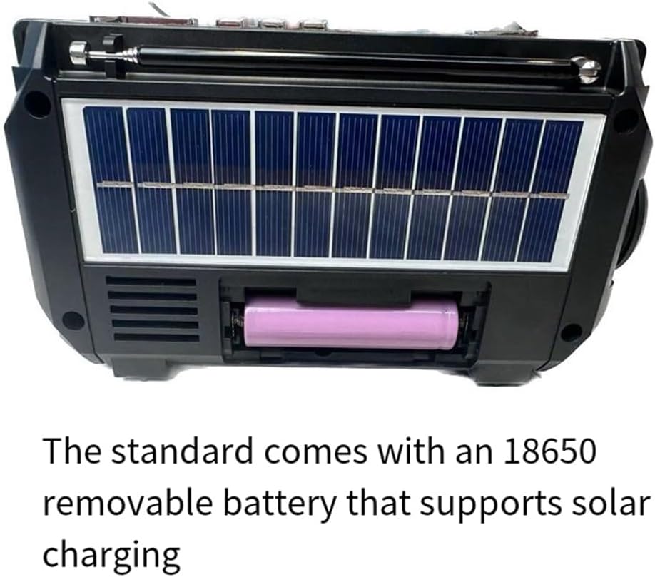 Outdoor Emergency Radio with Dynamo & Solar Panel