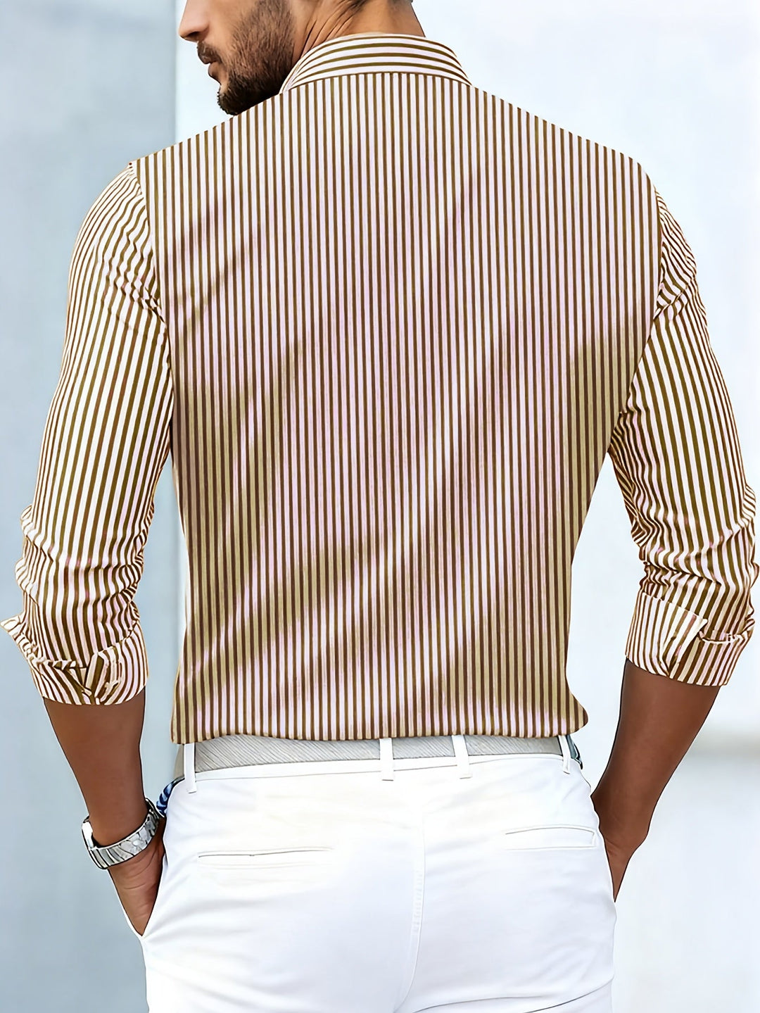 Emerson | Men's Vintage Striped Long Sleeve Shirt
