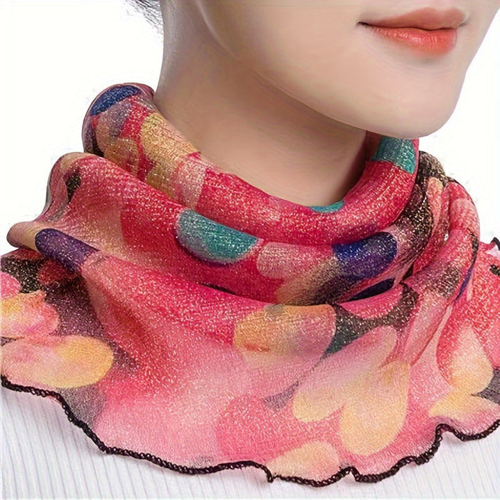 Colorful Polka Dot Scarf