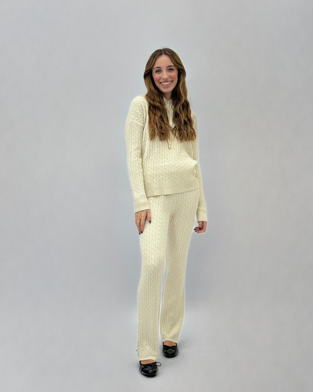 Emma & Rose knit top and trousers set — women's knitwear