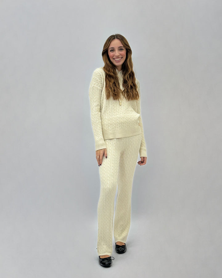 Emma & Rose knit top and trousers set — women's knitwear