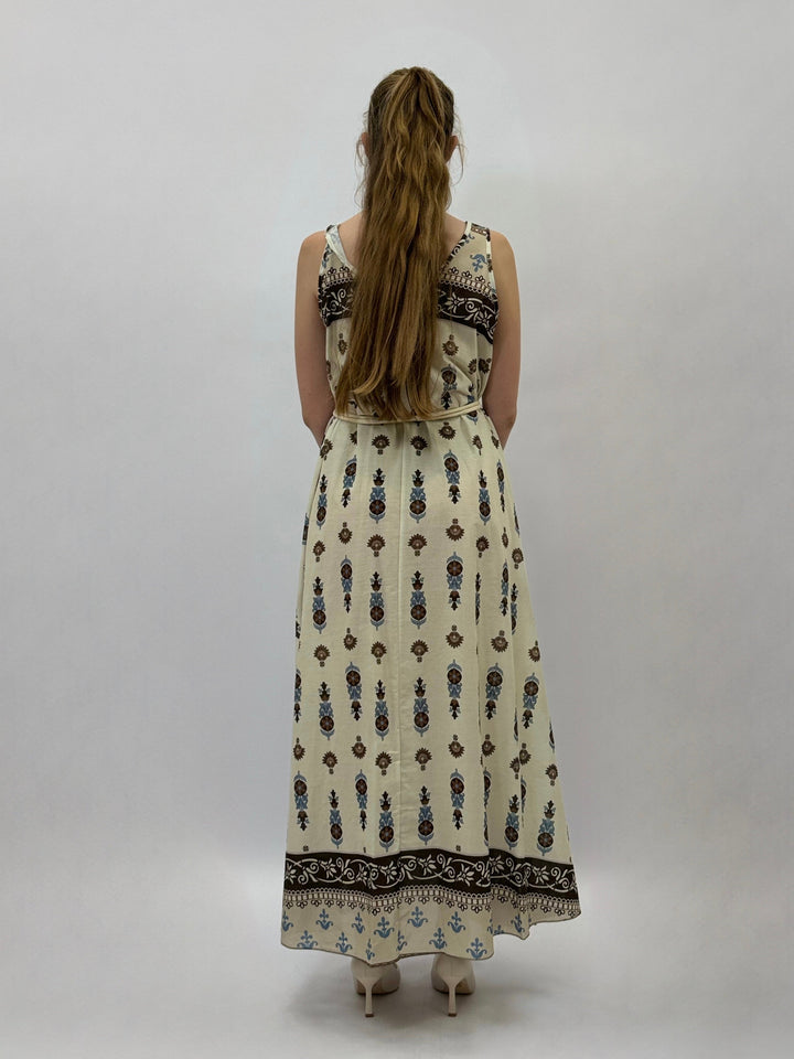 Johanna™  |  Sleeveless Dress Waist V-Neck