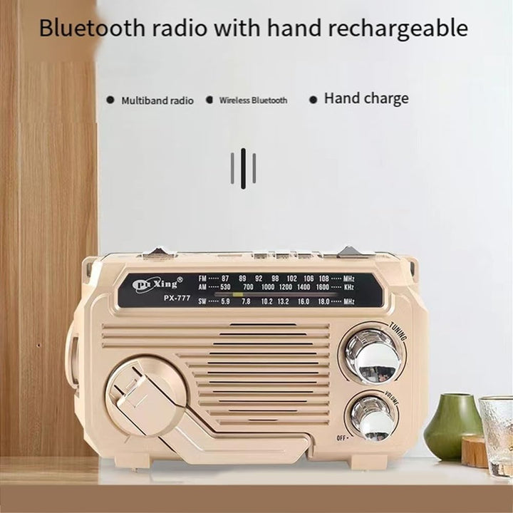 Outdoor Emergency Radio with Dynamo & Solar Panel