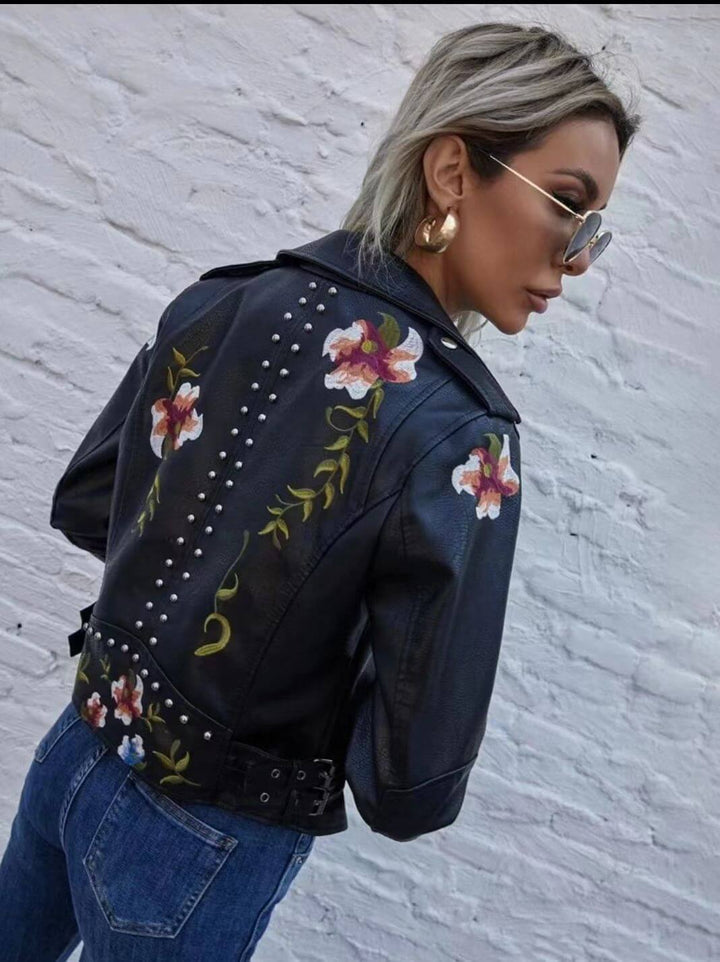 Women's Retro Floral Print Jacket
