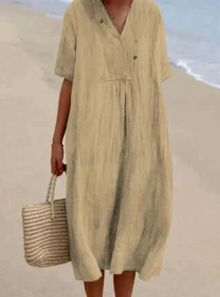 Women's Midi Dress, view 5 - Elena Harper