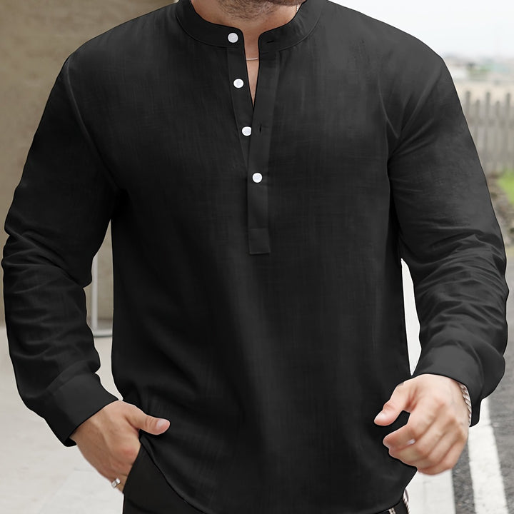 LAURENT MONACO | BOAT NECK SHIRT FOR MEN