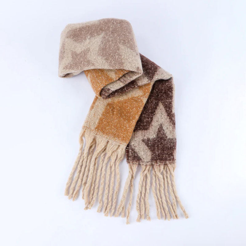 Casual Gradient Warm Scarf