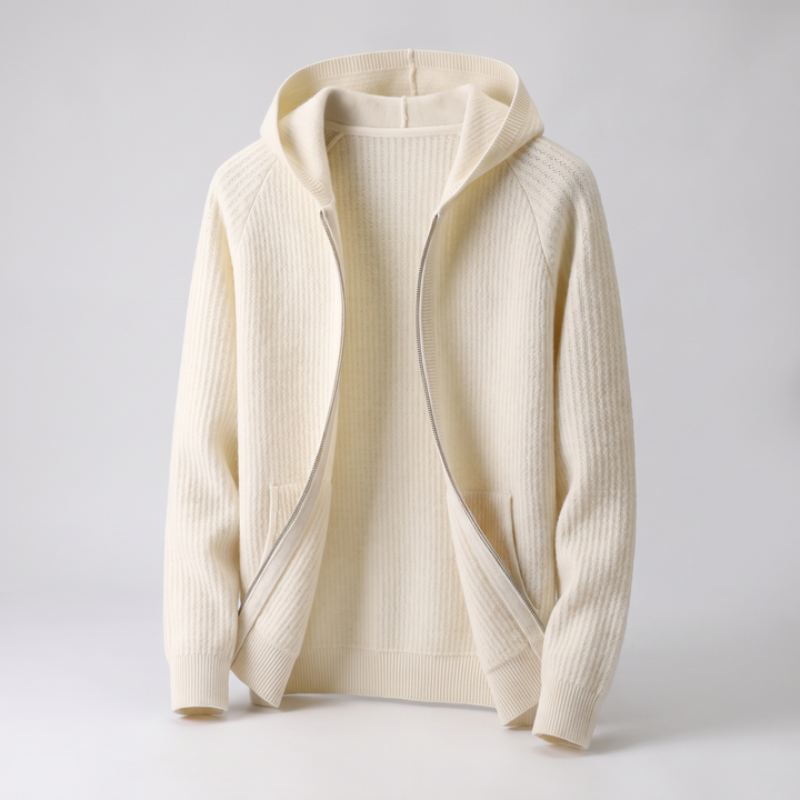 Felix | Lightweight and Elegant Men's Merino Wool Hoodie
