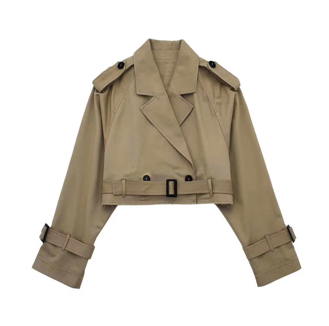 Franziska | Short and Elegant Women's Trench Coat