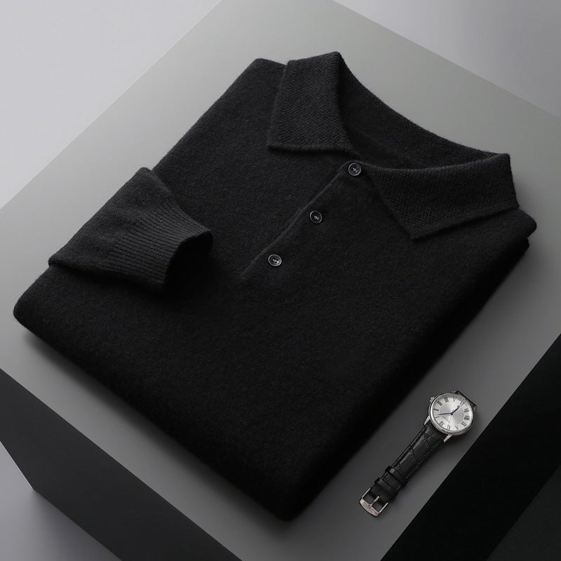 Kevin | Luxurious and Versatile Men's Cashmere Polo Shirt