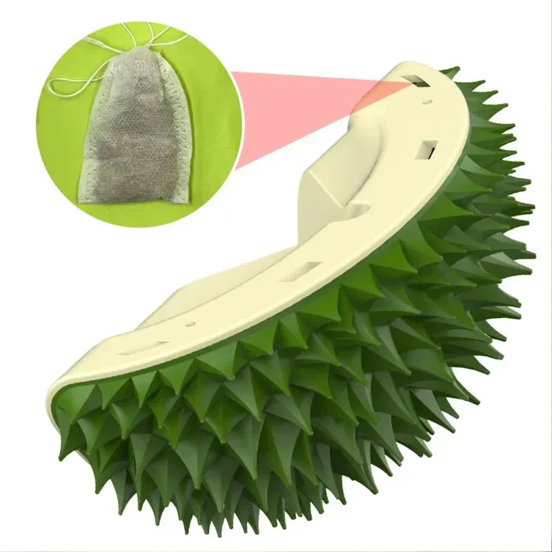 Gentle Cat Grooming Brush with Soft-Tipped Needles for Healthy Fur, view 7 - Elena Harper