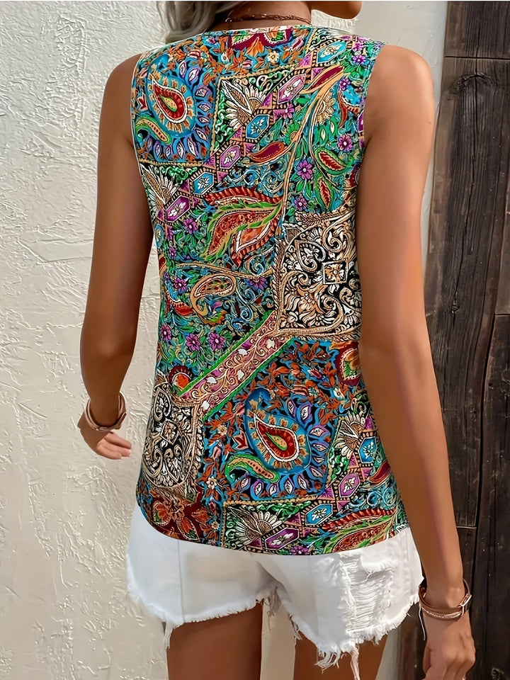 Ida™  |  Patterned Bohemian Top