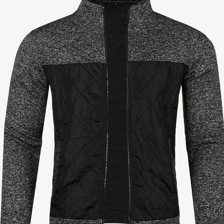 LAURENT MONACO | HIGH COLLAR ZIPPER JACKET FOR MEN