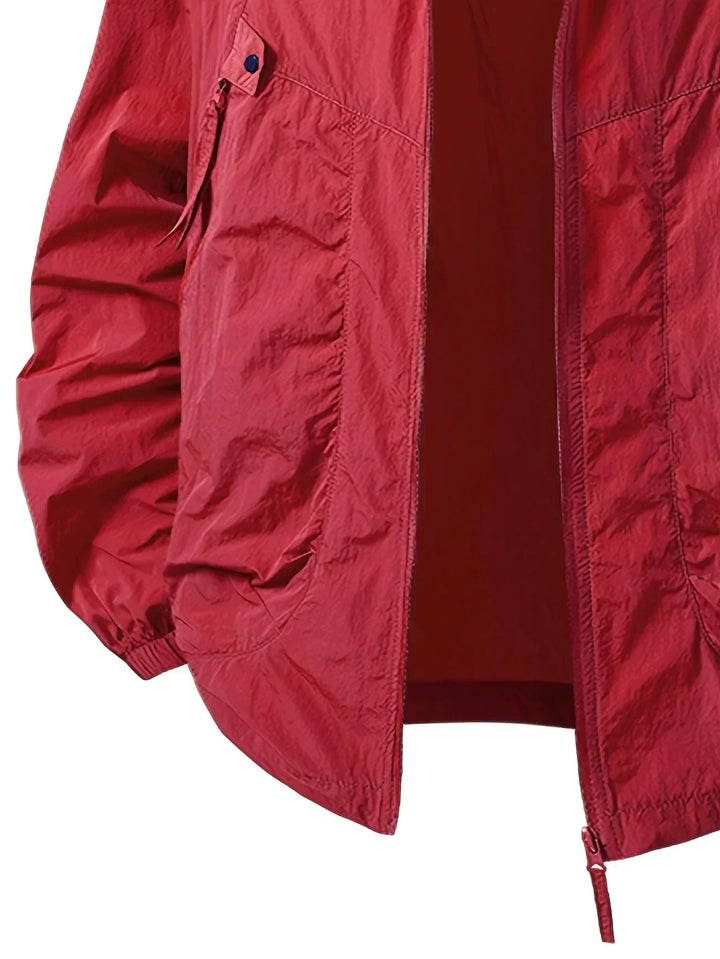 Men's Outdoor Hooded Jacket – Premium Lightweight Windbreaker
