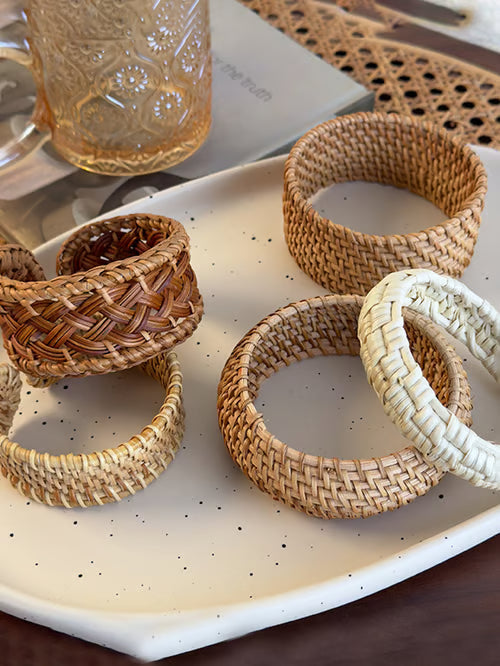 Braided Rattan Bracelet