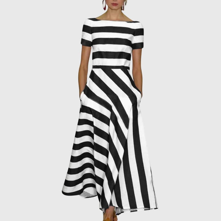Emma & Rose Cape Town Carly™ striped dress featuring a stylish, colorful design and comfortable fit for casual wear.