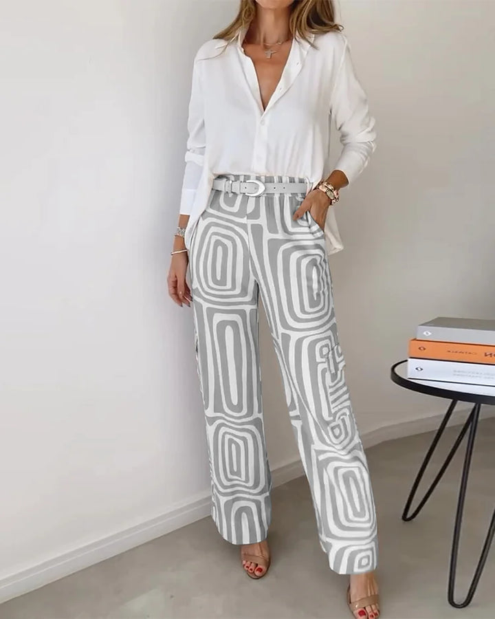 Lysa Comfortable and Chic Set (Belt INCLUDED), view 5 - Elena Harper