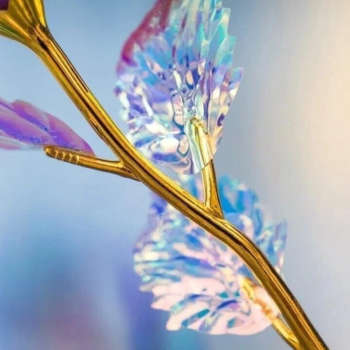 GlowPetal – Colorful Crystal Rose