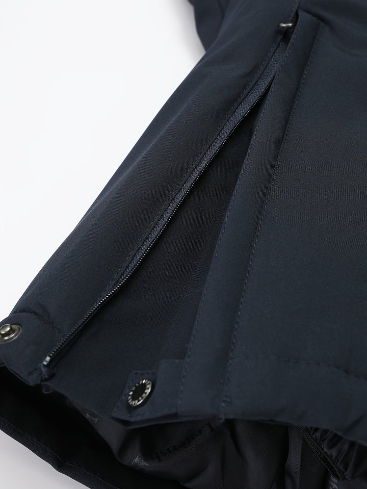 Ski Pants 25’ Windproof Bib Pants Thick Lining AlpineGlide TP Essential, view 5 - Elena Harper