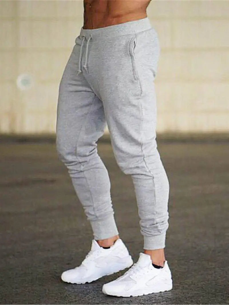 Christoph Men's Jogging Pants with Drawstring at the Waist - Elena Harper