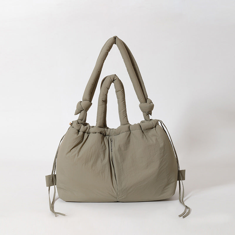 Ladies' Quilted Handbag with Soft Structure and Stylish Look