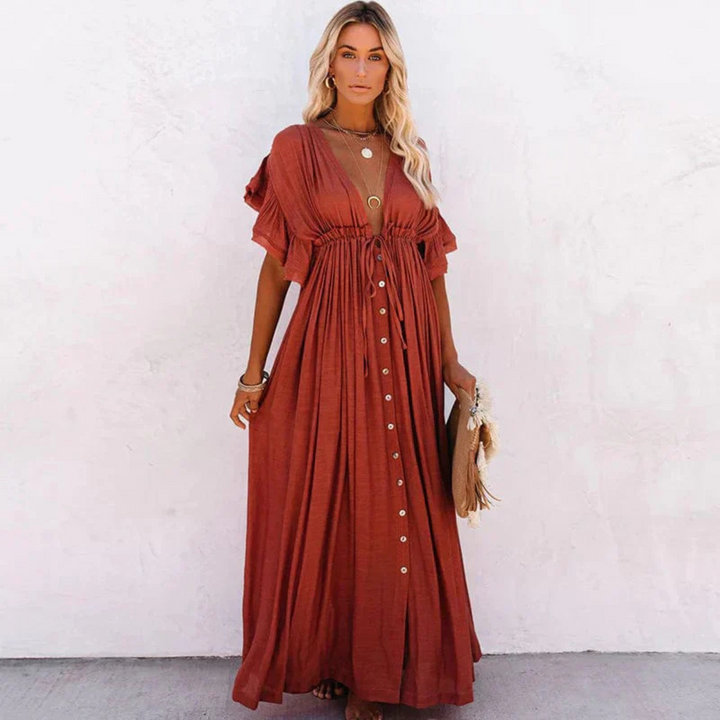 Yolanda | Lightweight and Flowing Long Dress for Women for Summer
