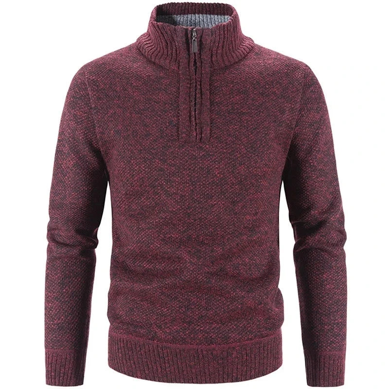 Daniel Warmer and Stylish Zip-Up Sweater, view 2 - Elena Harper