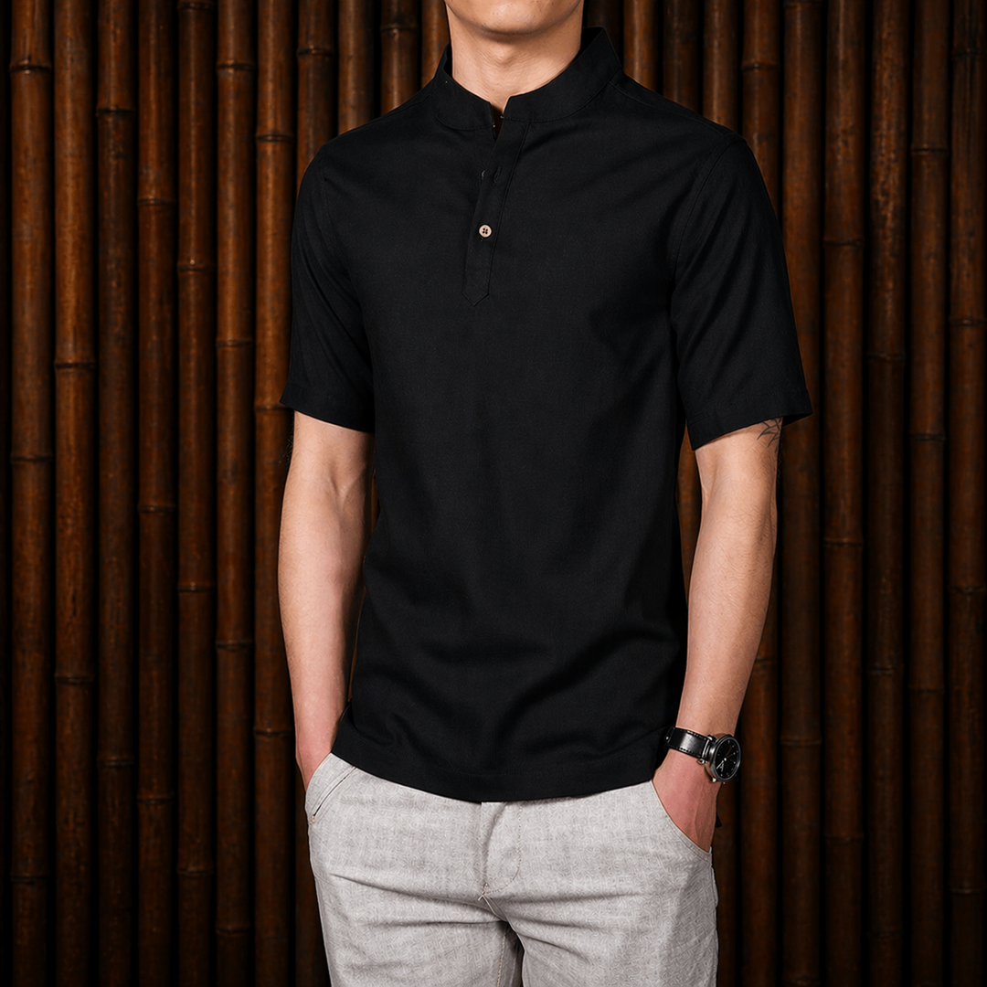 Casual Linen Shirt - Elena Harper