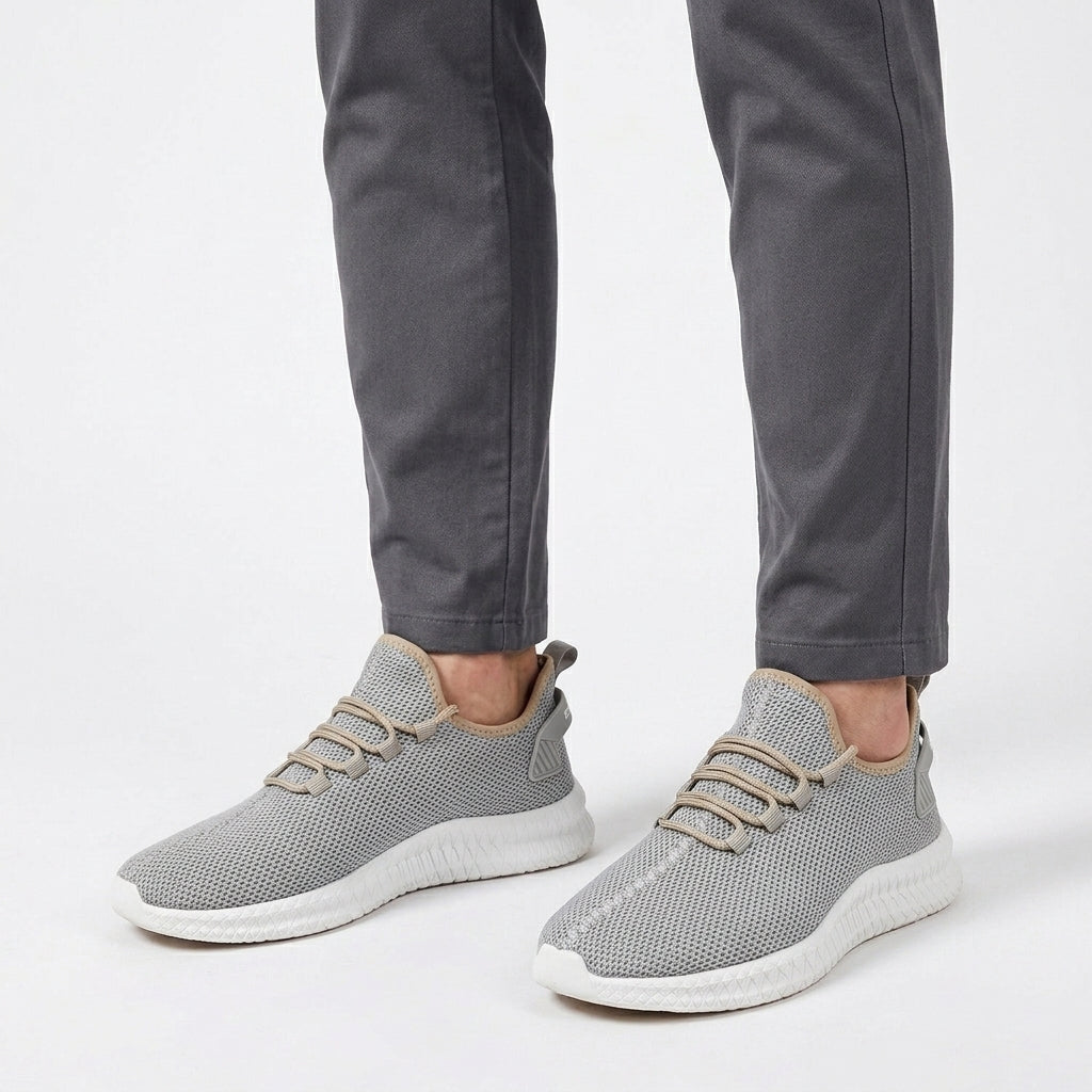 Breathable Mesh Sneakers with Flexible Sole