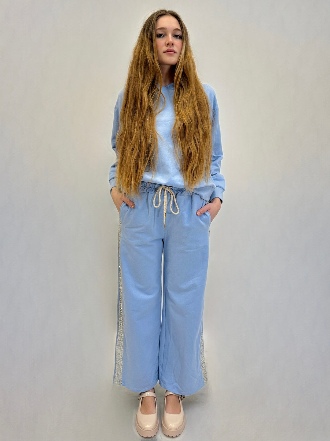Tracksuit™  |  Trousers Side Sequins