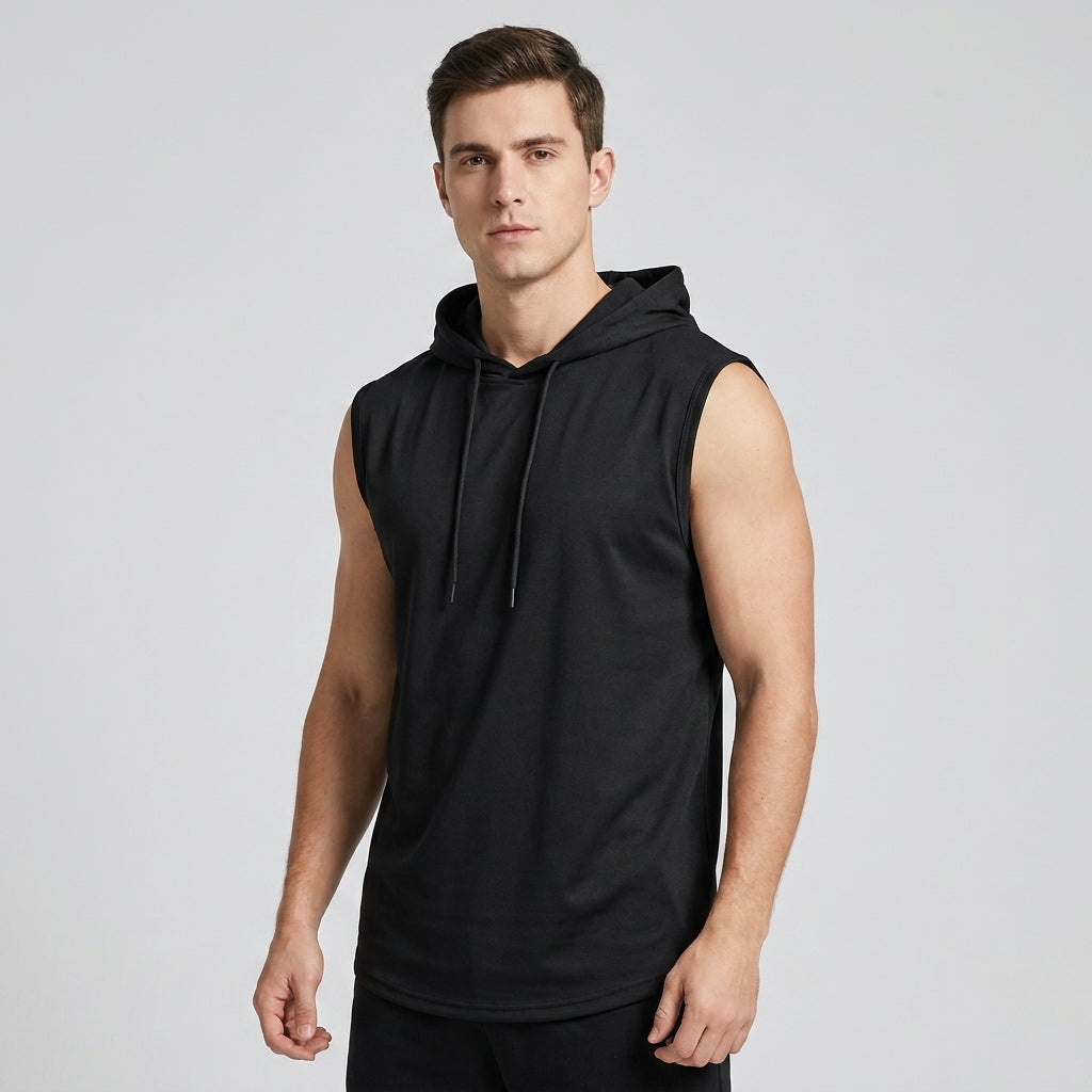 HARRINGTON OXFORD | SLEEVELESS HOODIE FOR MEN