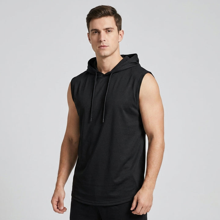 HARRINGTON OXFORD | SLEEVELESS HOODIE FOR MEN