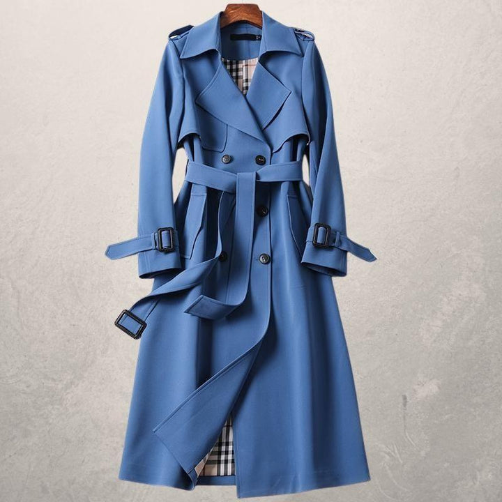 Women's Double Breasted Trench Coat - Timeless & Versatile Style
