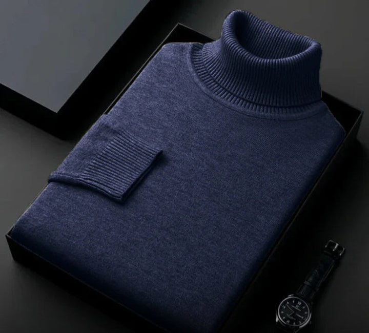 Men's Cashmere Roll Neck Jumper – Silvano