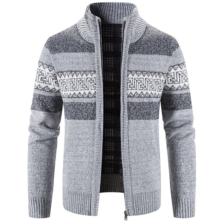 Lucas | Modern and Warm Men's Sweater Jacket