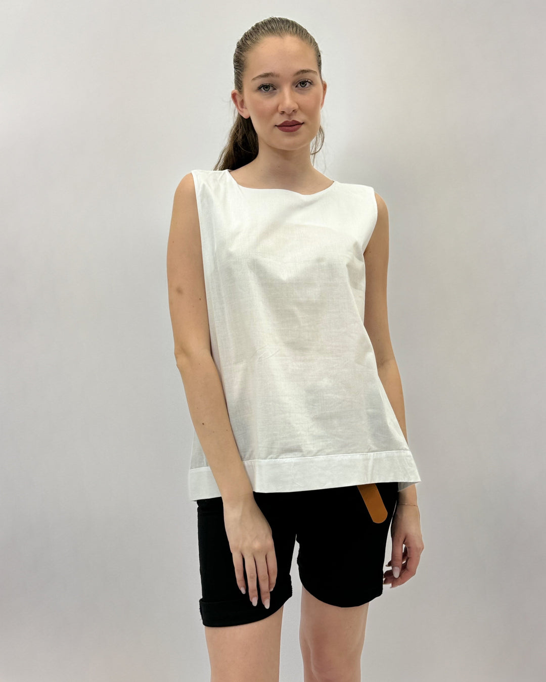 Elmarie™  |  soft luxurious fabrics Tank Top Hem
