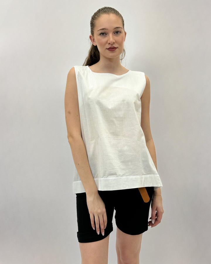 Elmarie™  |  soft luxurious fabrics Tank Top Hem