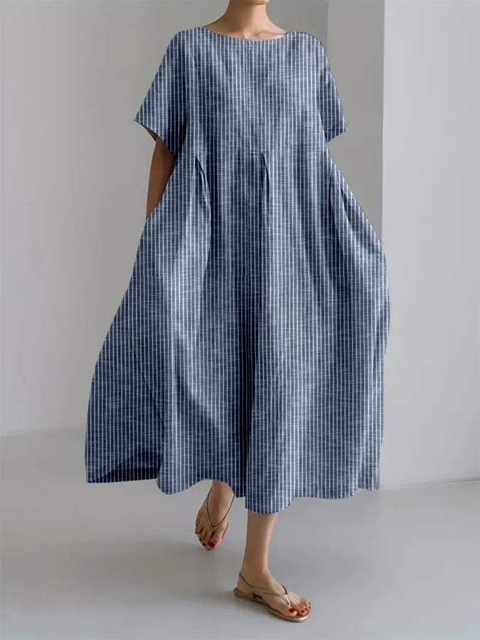 Bianca™ | Casual Long Dress with Comfortable Cut & Retro Style
