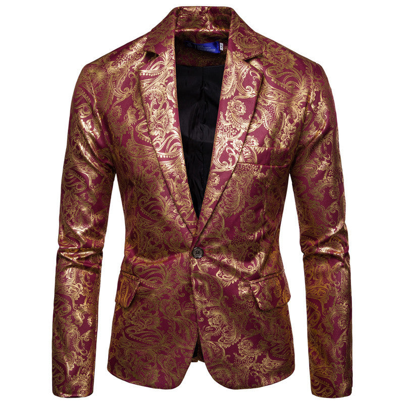 Men's Paisley Print Blazer