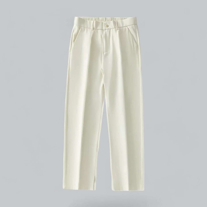 Men's Straight Leg Trousers, view 5 - Elena Harper