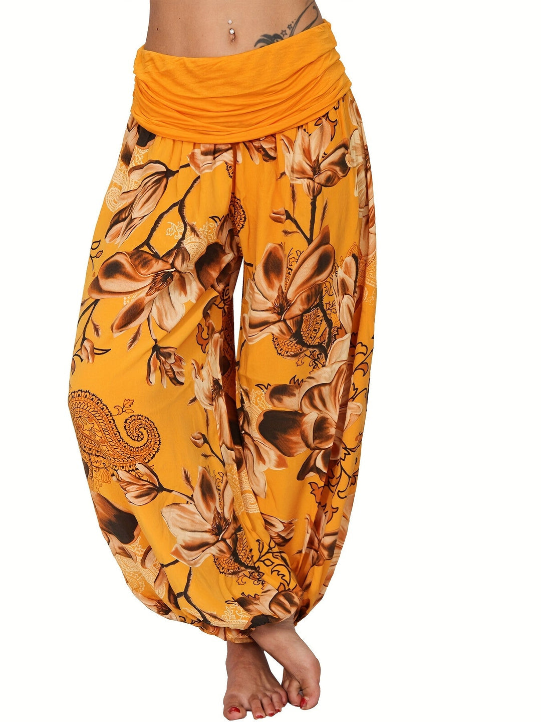 FLOWER PANTS FOR WOMEN