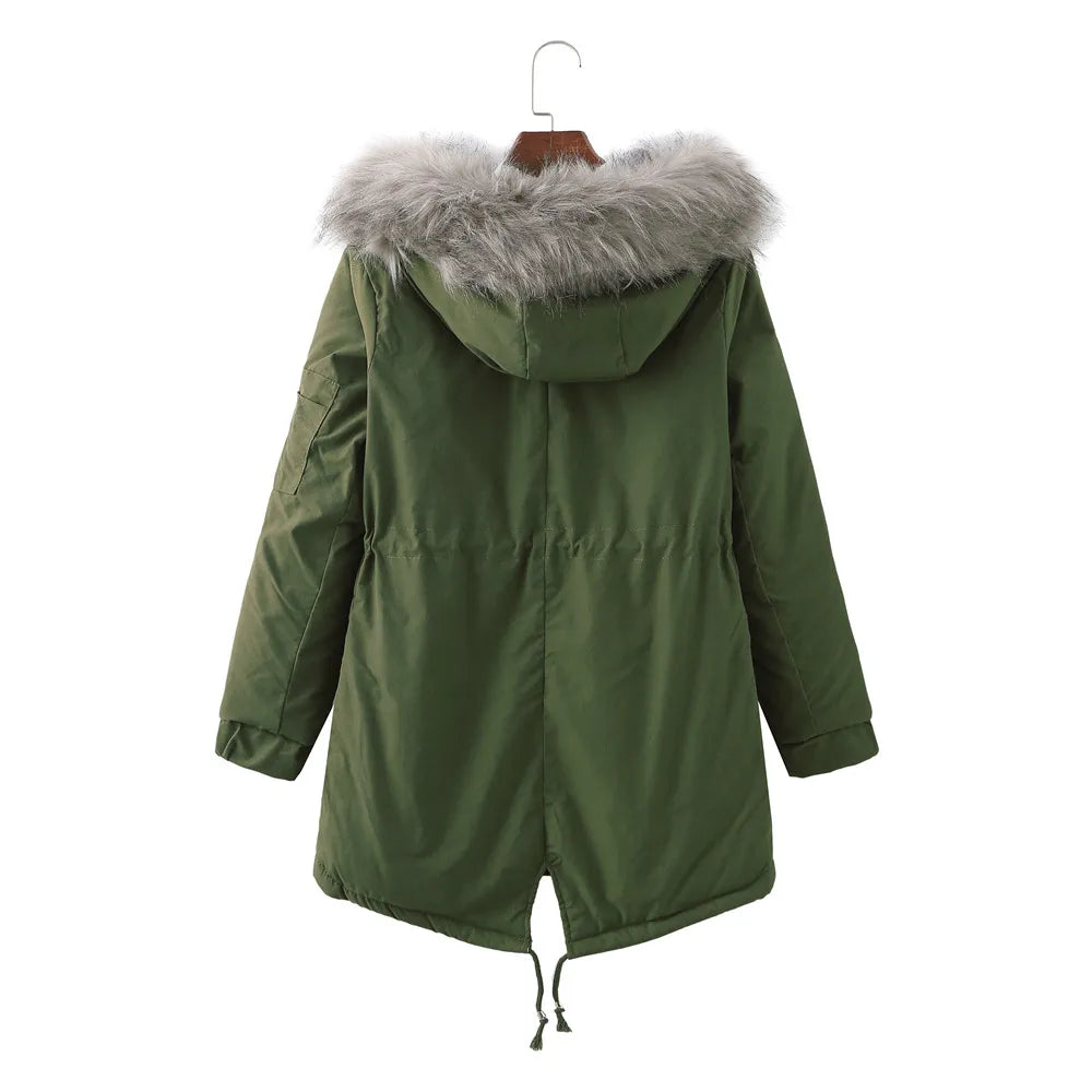 Caly - Thick Winter Coat with Fleece Lining