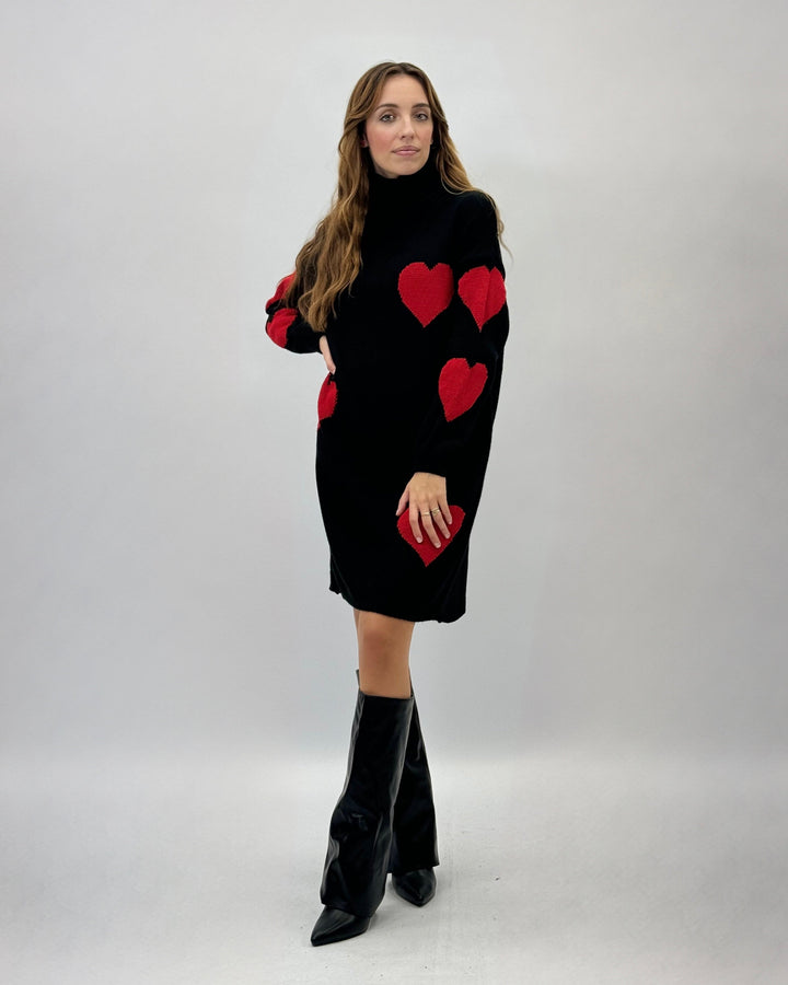 Doreen™  |  Heart Pattern Knit Romantic