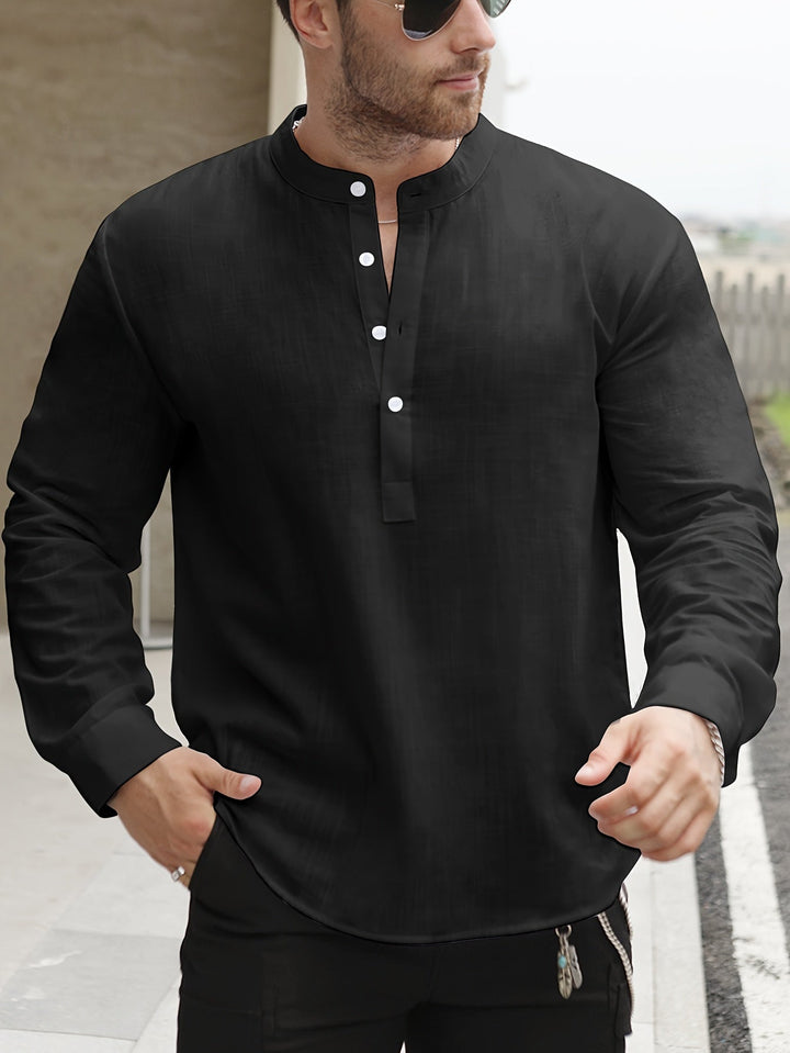 LAURENT MONACO | BOAT NECK SHIRT FOR MEN