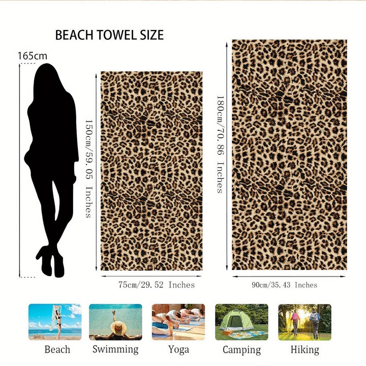 Luxury Microfibre Beach Towel - Quick-Drying and Super Soft