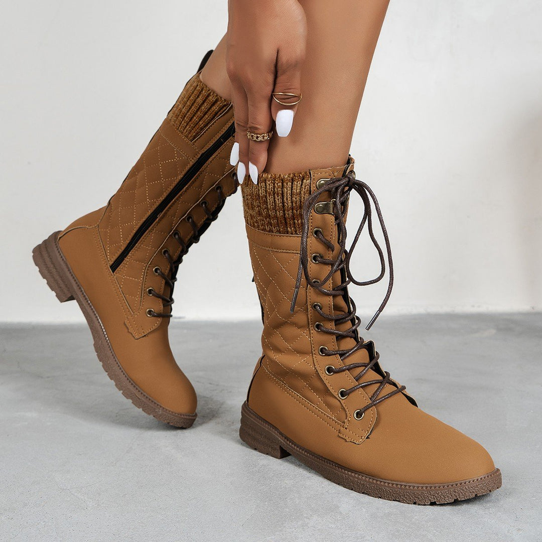 Padded High Boots for Women - Irina