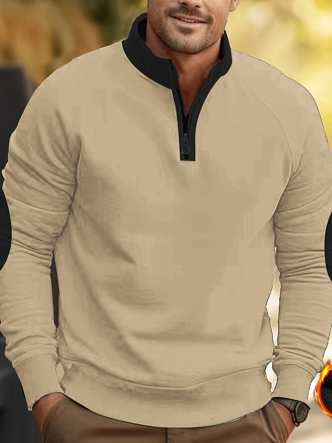 Lennard Casual Long Sleeve Sweatshirt, view 4 - Elena Harper