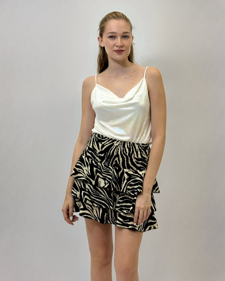 Helena™  |  Animal Print Mini Skirt